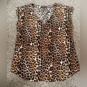 Express leopard blouse